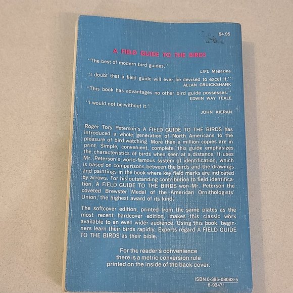 A Field Guide to the Birds by Roger Tory Peterson - Picture 6 of 6